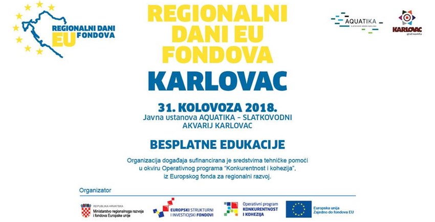 Dođite na Regionalne dane EU fondova